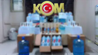 8 ayda 673 bin litre sahte ve kaçak alkollü içki ele geçirildi