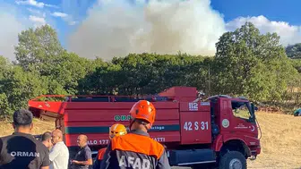 Konya'da çıkan orman yangını kontrol altına alındı