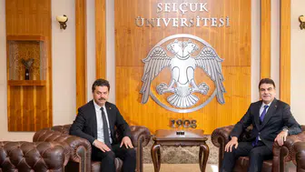 Millî Savunma Bakan Yardımcısı Heybet, Rektör Yılmaz’ı ziyaret etti