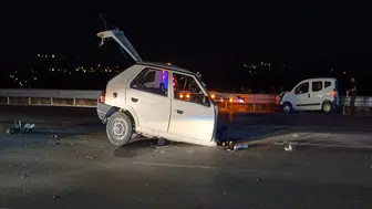 3 aracın karıştığı kaza; 1'i ağır 4 yaralı