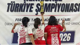Konya ekibi ilk kez katıldı, Türkiye Şampiyonası’na damga vurdu!
