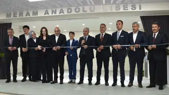 Meram Anadolu Lisesi’nde Ayşenaz Katırcı Konferans Salonu açıldı