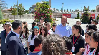 Başkan Altay Niğdeli gençleri Konya'da ağırladı!