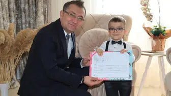 Konya'da evde eğitimde duygulandıran anlar