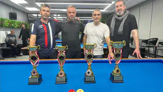 2026’nın ilk bilardo şampiyonu Konya’da belli oldu