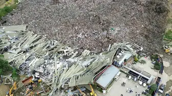 Filipinler’de çöp atık sahasında çökme