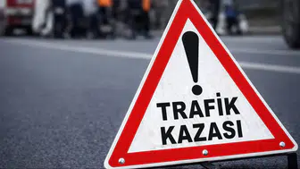 Konya'da devrilen tırın sürücü yaralandı