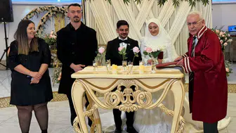 BÜŞRA NUR VE RASİM HAYATLARINI BİRLEŞTİRDİ