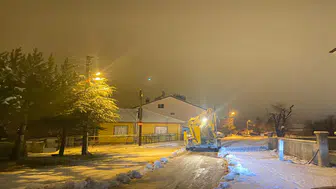Seydişehir’de beklenen kar yağışı bereketi getirdi