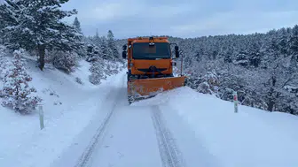 Konya’da karla mücadele tam gaz