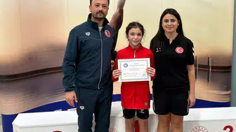 Konya’nın ilk kule tramplenatlama branşından büyük başarı