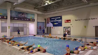 Yarı olimpik havuz tesisleri yerinde incelendi!