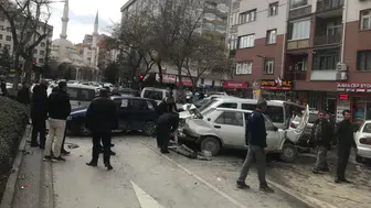 Konya'da zincirleme kaza