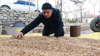 Konya ilçesinde asırlık gelenek yaşatılıyor: Kavut nasıl yapılır?