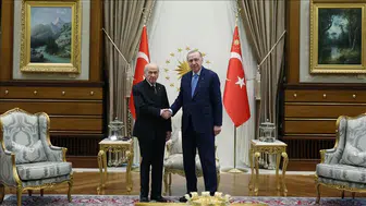 Erdoğan ve Bahçeli baş başa görüştü!