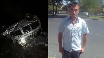 Buzlu yolda kayan araç uçurumdan yuvarlandı; 1 ölü,