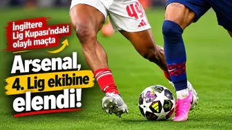 İngiltere Lig Kupası'ndaki olaylı maçta Arsenal, 4. Lig ekibine elendi