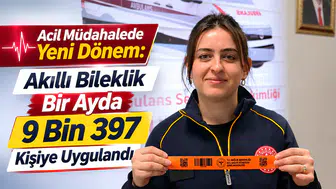 Acil Müdahalede Yeni Dönem: Akıllı Bileklik Bir Ayda 9 Bin 397 Kişiye Ulaştı
