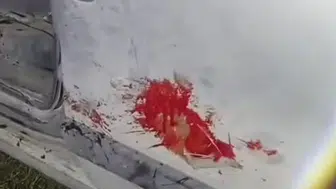 Konya’da dehşet: Seyir halindeki araca çarptı!