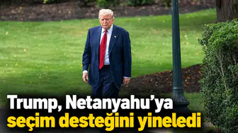 Trump, Netanyahu'ya seçim desteğini yineledi