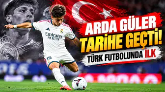 Arda Güler tarihe geçti! Türk futbolunda ilk