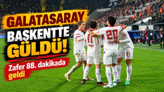 Galatasaray Başkentte Güldü! Ankara’da Zafer 88. Dakikada Geldi