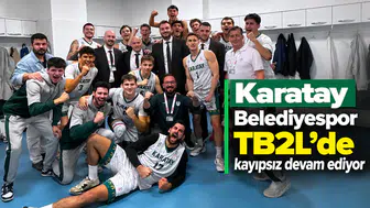 Karatay Belediyespor TB2L'de kayıpsız devam ediyor