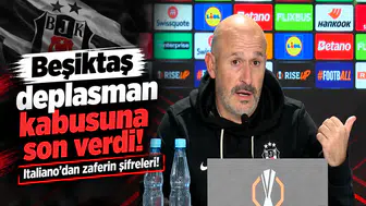 Beşiktaş deplasman kabusuna son verdi! Italiano’dan zaferin şifreleri!