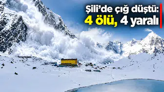 Şili’de çığ düştü: 4 ölü, 4 yaralı