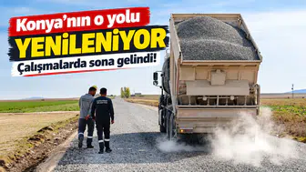 Konya'nın o yolu yenileniyor: Çalışmalarda sona gelindi!
