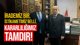 İRADEMİZ BİR, İSTİKAMETİMİZ BELLİ, KARARLILIĞIMIZ TAMDIR!
