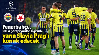 Fenerbahçe, UEFA Şampiyonlar Ligi'nde yarın Slavia Prag'ı konuk edecek