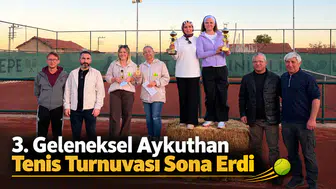 3. Geleneksel Aykuthan Tenis turnuvası sona erdi