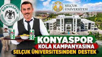 Konyaspor Kola kampanyasına Selçuk Üniversitesinden destek