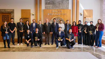 1. Selçuk Üniversitesi’nden büyük başarı: 12 ödülle Türkiye birincisi oldular