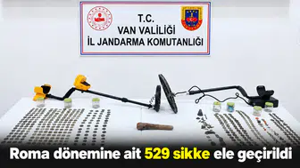 Roma dönemine ait 529 sikke ele geçirildi