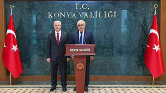 Rusya Büyükelçisi Vershinin’den Konya Valisi Akın’a ziyaret