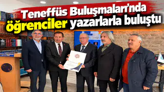 Teneffüs Buluşmaları’nda öğrenciler yazarlarla buluştu