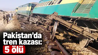 Pakistan’da tren kazası: 5 ölü