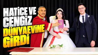 Hatice ve Cengiz dünyaevine girdi