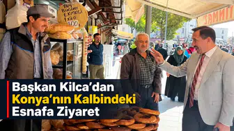 Başkan Kılca’dan Konya’nın kalbindeki esnafa ziyaret!