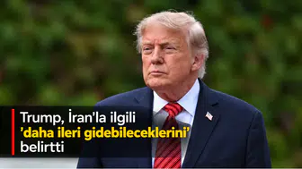 Trump, İran'la ilgili "daha ileri gidebileceklerini" belirtti