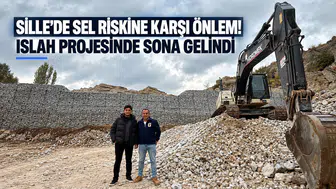 Sille’de sel riskine karşı önlem! Islah projesinde sona gelindi