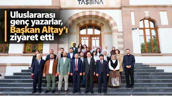 Uluslararası Genç Yazarlar, Başkan Altay'ı ziyaret etti