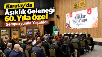 Karatay’da Âşıklık Geleneği 60. Yıla Özel Sempozyumla Yaşatıldı