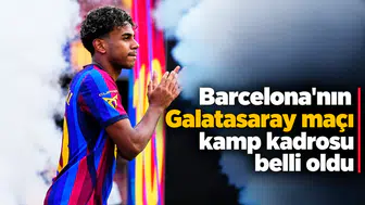 Barcelona'nın Galatasaray maçı kamp kadrosu belli oldu