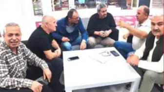 İbrahim Işık devre arkadaşlarıyla Nevşehir'de