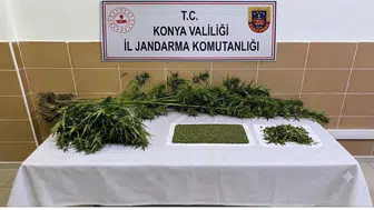 Konya'da uyuşturucu operasyonlarında yakalanan 10 şüpheli tutuklandı