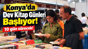Konya'da dev kitap günleri başlıyor: 10 gün sürecek!