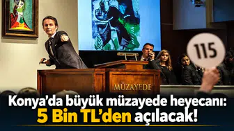 Konya’da büyük müzayede heyecanı: 5 Bin TL’den açılacak!